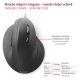 Hama - Ergonomická káblová myš 1000/1400/1800 DPI čierna