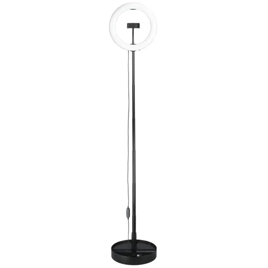 Hama - LED Stmievateľné kruhové svetlo so statívom LED/9,2W/5V pr. 26,5 cm + diaľkové ovládanie