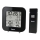 Hama - Meteostanica s LCD displejom a budíkom 2xAA + 2xAAA čierna