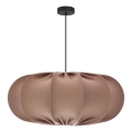 Hanging lamp CAFEE 1xE27/40W/230V dia. 52 cm hnedá