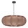 Hanging lamp CAFEE 1xE27/40W/230V dia. 52 cm hnedá