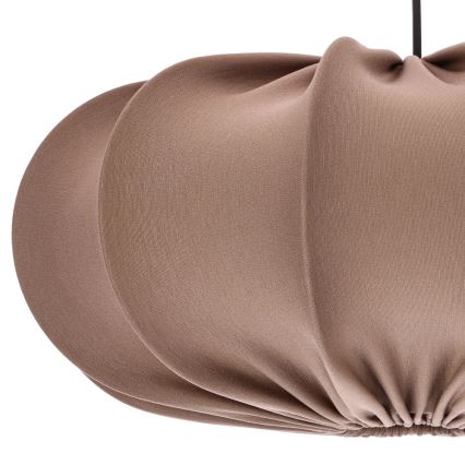 Hanging lamp CAFEE 1xE27/40W/230V dia. 52 cm hnedá