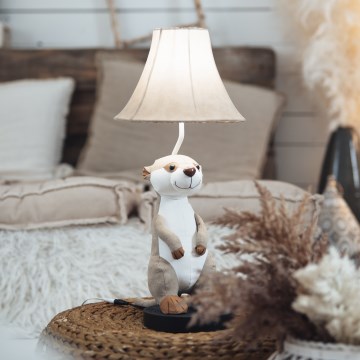 Happy Lamps - LED Detská stolná lampa EDDIE LED/5,4W/230V surikata