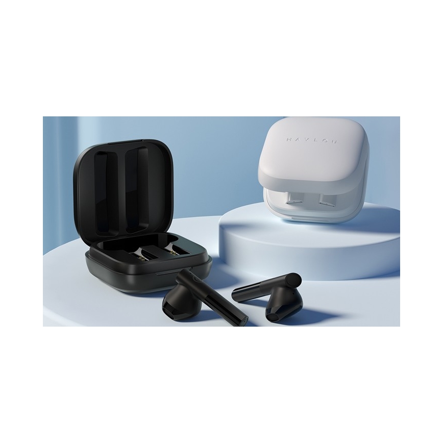 Haylou - Vodeodolné bezdrôtové slúchadlá GT6 Bluetooth IPX4 čierna