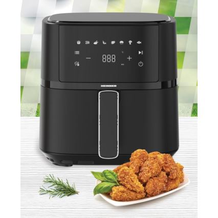 Heinner HAF-B4BK1500 - Teplovzdušná fritéza 4 l, 1500 W, 230 V, čierna
