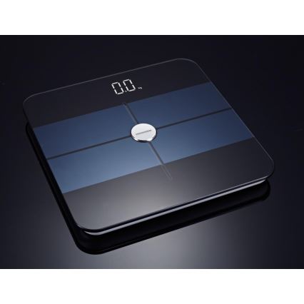 Heinner HBS-BTH180BK - Digitálna osobná váha 2xAAA čierna/modrá