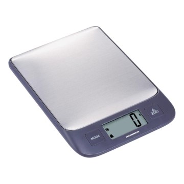 Heinner HKS-5IXBK - Digitálna kuchynská váha 2xAAA sivá/matný chróm