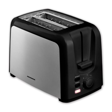 Heinner HTP-700BKSS - Hriankovač s dvoma otvormi 700W/230V čierna/matný chróm