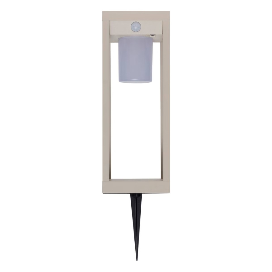 Hesperide - Solárna LED lucerna PIKY s pohybovým senzorom LED/3,7V 2600 mAh, 40 cm, IP65, béžová