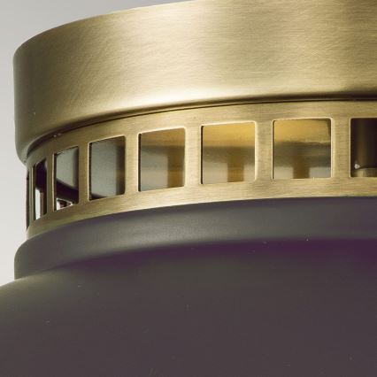 Hinkley - Stropné svietidlo AMELIA 2xE27/40W/230V čierna/mosadz
