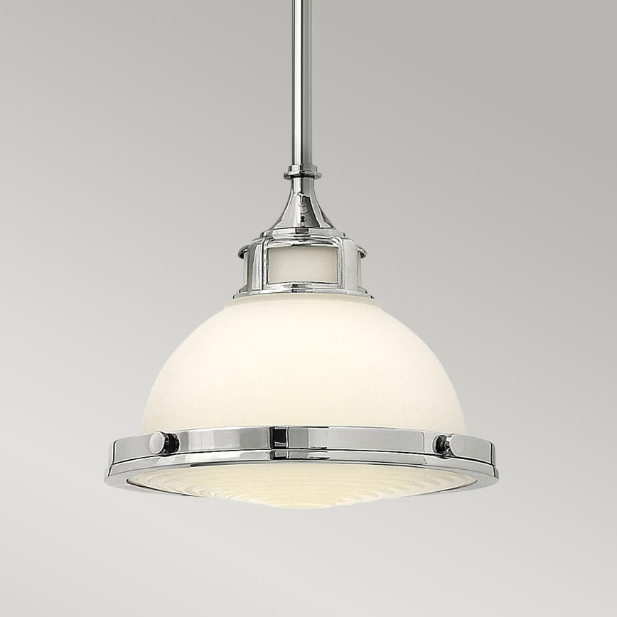 Hinkley - Luster na tyči AMELIA 1xE27/60W/230V lesklý chróm