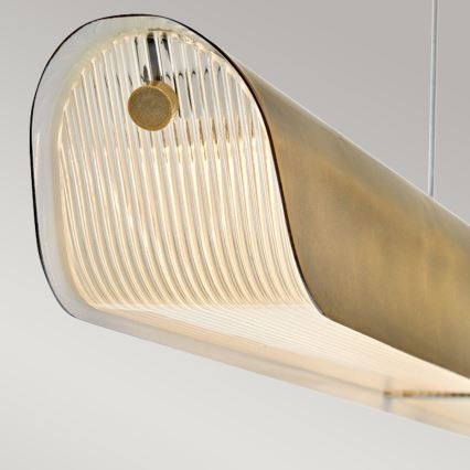 Hinkley - LED luster na lanku ARCO LED/43W/230V 3000K zlatý