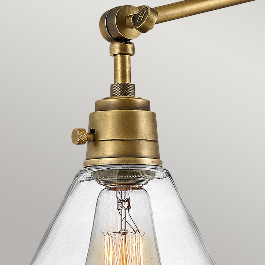 Hinkley - Nástenná lampa ARTI 1xE27/60W/230V mosadz