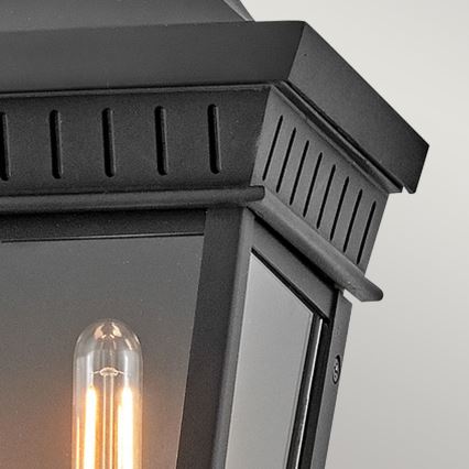 Hinkley - Vonkajšie nástenné svietidlo CHAPEL HILL 2xE14/40W/230V IP44 čierna