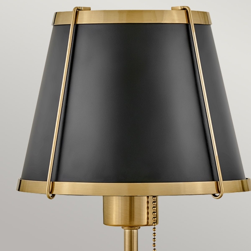Hinkley - Nástenná lampa CLARKE 1xE27/40W/230V mosadz/čierna