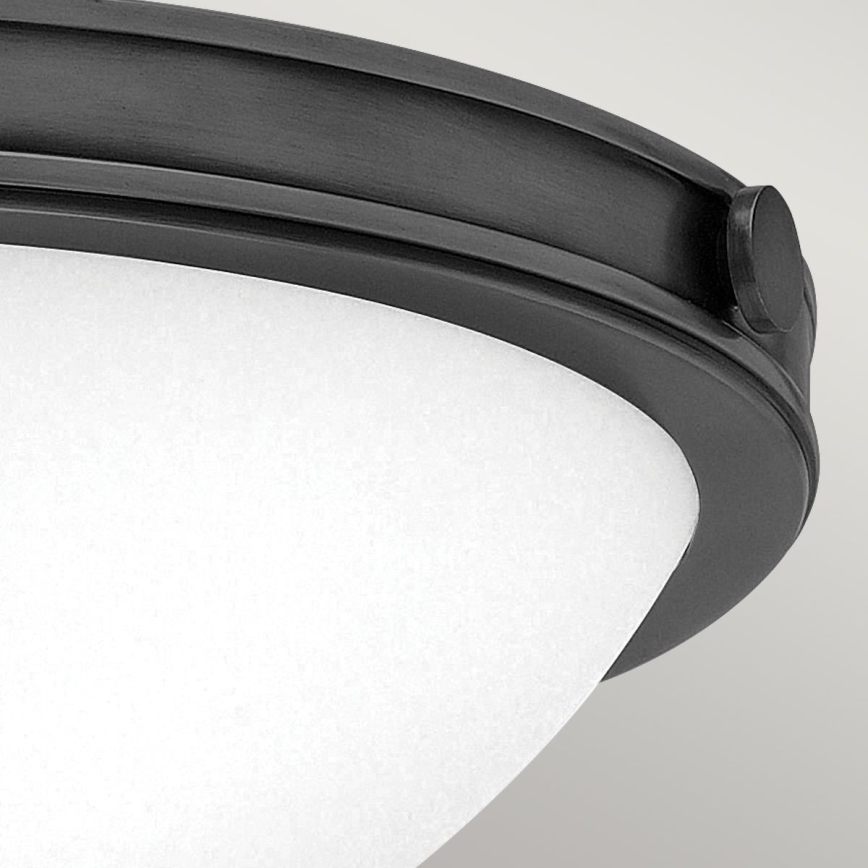 Hinkley - Stropné svietidlo COLLIER 2xE27/40W/230V pr. 34,6 cm čierna