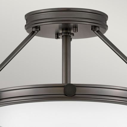 Hinkley - Prisadený luster COLLIER 3xE14/40W/230V priemer 41,7 cm čierna