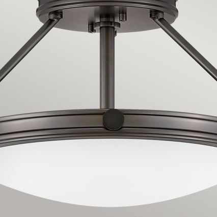 Hinkley - Prisadený luster COLLIER 3xE14/40W/230V priemer 41,7 cm čierna