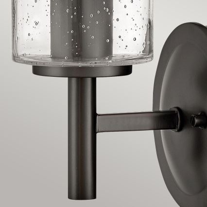 Hinkley - Nástenné svietidlo COLLIER 1xE27/60W/230V čierne