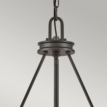 Hinkley - Závesný luster COLLIER na reťazi 5xE27/40W/230V pr. 68,5 cm čierna