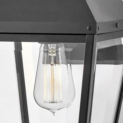 Hinkley - Vonkajšie nástenné svietidlo DAWSON M 1xE27/60W/230V IP44 čierne