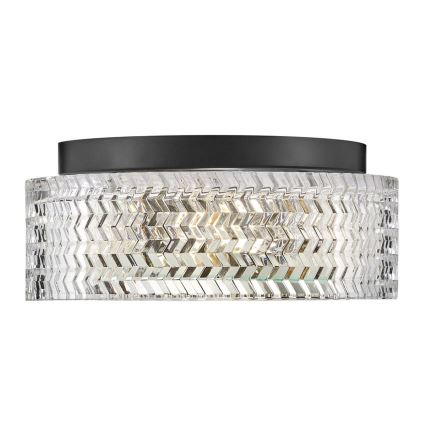 Hinkley - Stropné svietidlo ELLE 2xE27/60W/230V pr. 30,5 cm čierna