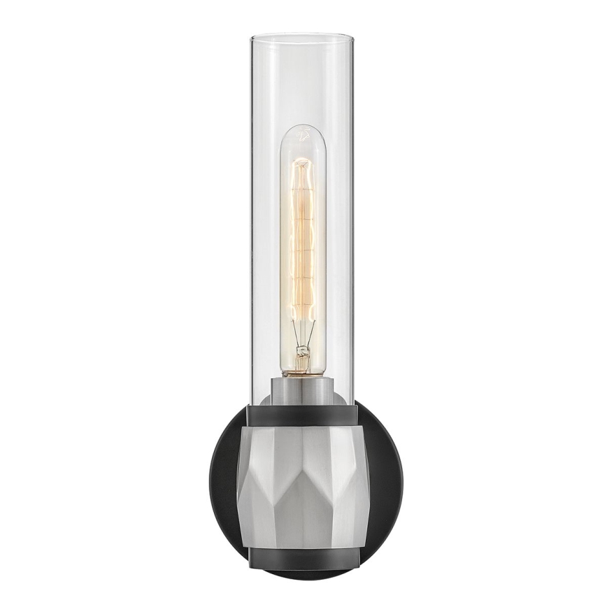 Hinkley - Kúpeľňové nástenné svietidlo ELLISON 1xE27/40W/230V IP44 čierna