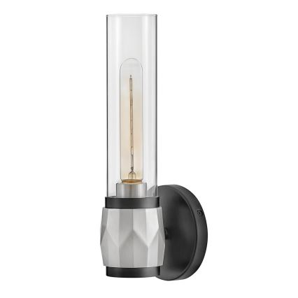 Hinkley - Kúpeľňové nástenné svietidlo ELLISON 1xE27/40W/230V IP44 čierna