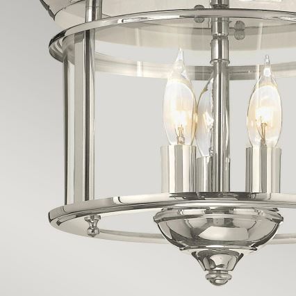 Hinkley - Stropné svietidlo GENTRY 3xE14/40W/230V lesklý chróm