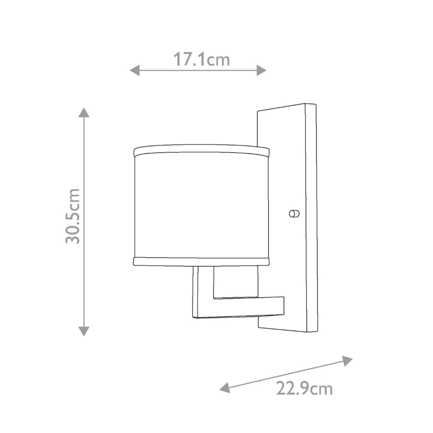 Hinkley - Nástenné svietidlo HAMPTON 1xE27/60W/230V zlaté