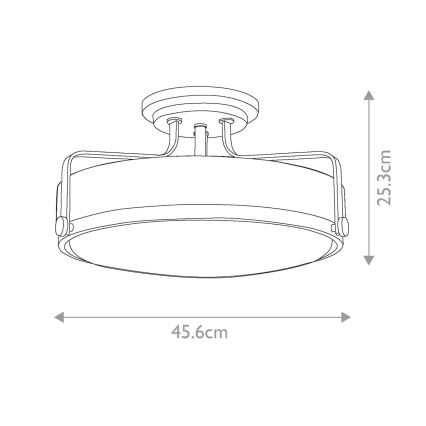 Hinkley - Prisadený luster HARPER 3xE27/60W/230V lesklý chróm