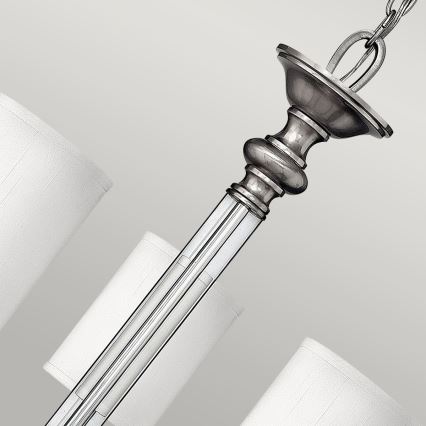 Hinkley - Luster na reťazi SUSSEX 5xE14/40W/230V matný chróm