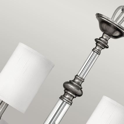 Hinkley - Závesný luster SUSSEX na reťazi 9xE14/40W/230V matný chróm