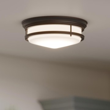 Hinkley - Kúpeľňové stropné svietidlo HADLEY 3xE27/40W/230V IP44 bronzové