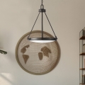 Hinkley - Luster na reťazi COLLIER 4xE14/40W/230V priemer 54,3 cm čierna