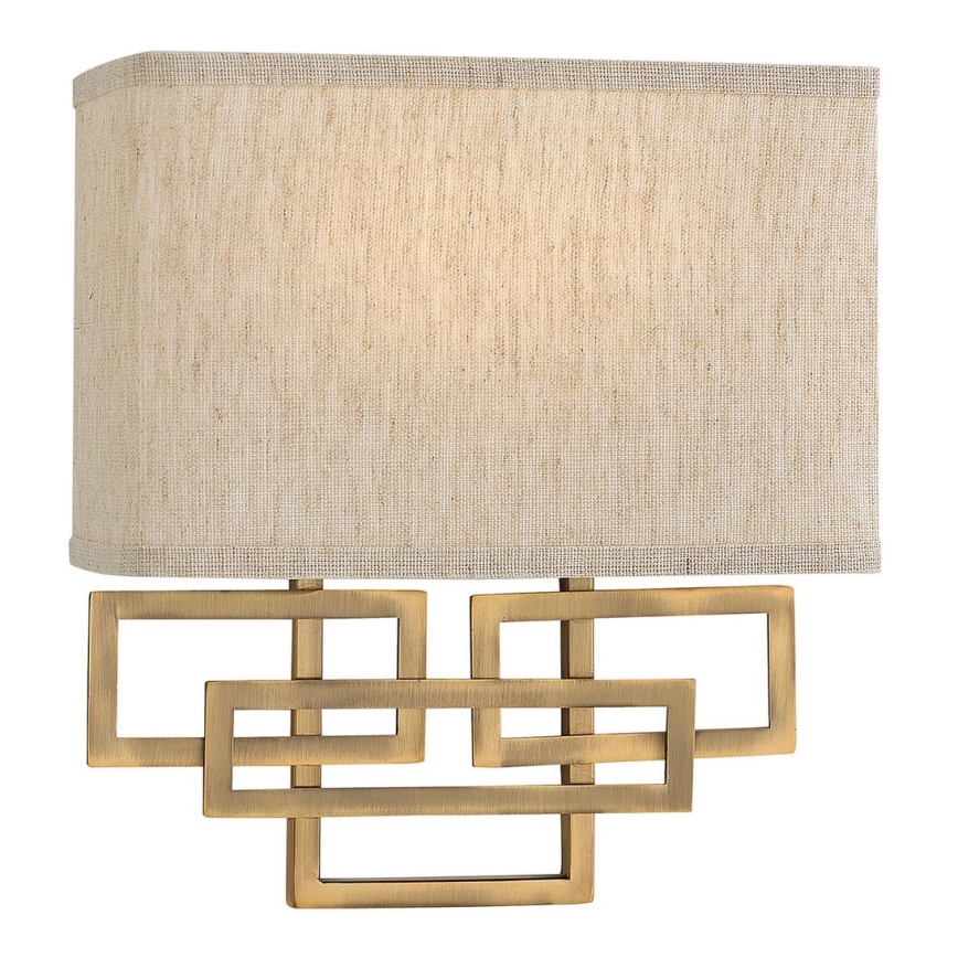 Hinkley - Nástenné svietidlo LANZA 2xE14/60W/230V bronzové