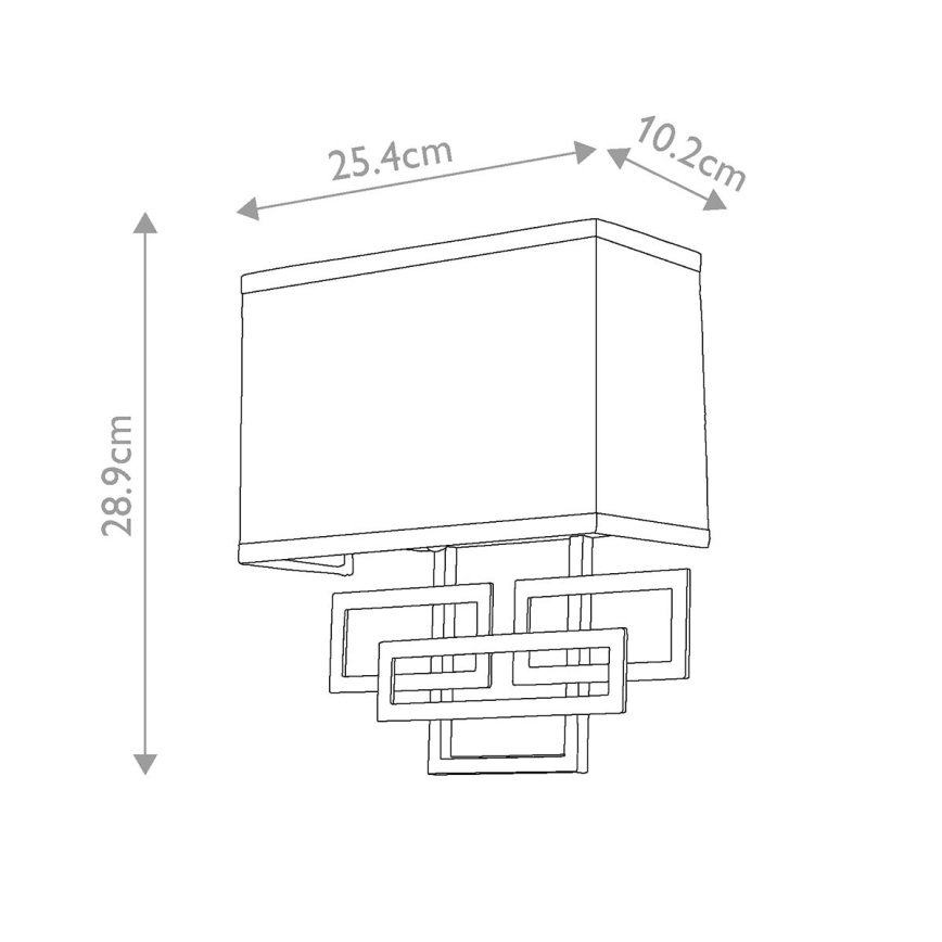 Hinkley - Nástenné svietidlo LANZA 2xE14/60W/230V Searchlight 24181-3SB - Luster na lanku ENDOR 3xE27/40W/230V mosadz