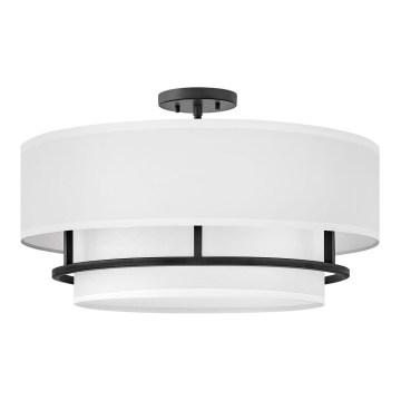 Hinkley - Prisadený luster GRAHAM 4xE14/40W/230V čierna