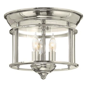 Hinkley - Stropné svietidlo GENTRY 3xE14/40W/230V lesklý chróm
