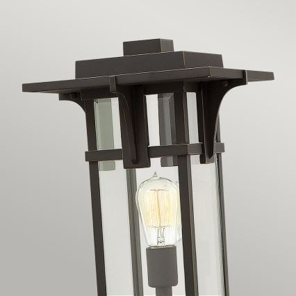 Hinkley - Vonkajšia lampa MANHATTAN 1xE27/100W/230V IP44 čierna