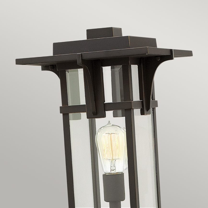 Hinkley - Vonkajšia lampa MANHATTAN 1xE27/100W/230V IP44 čierna