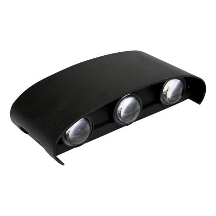 HÖFFTECH - LED Vonkajšie nástenné svietidlo UP&DOWN 6xLED/1W/230V IP65