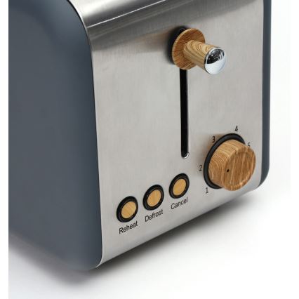 Hriankovač s dvoma otvormi 900W/230V nerez/šedá
