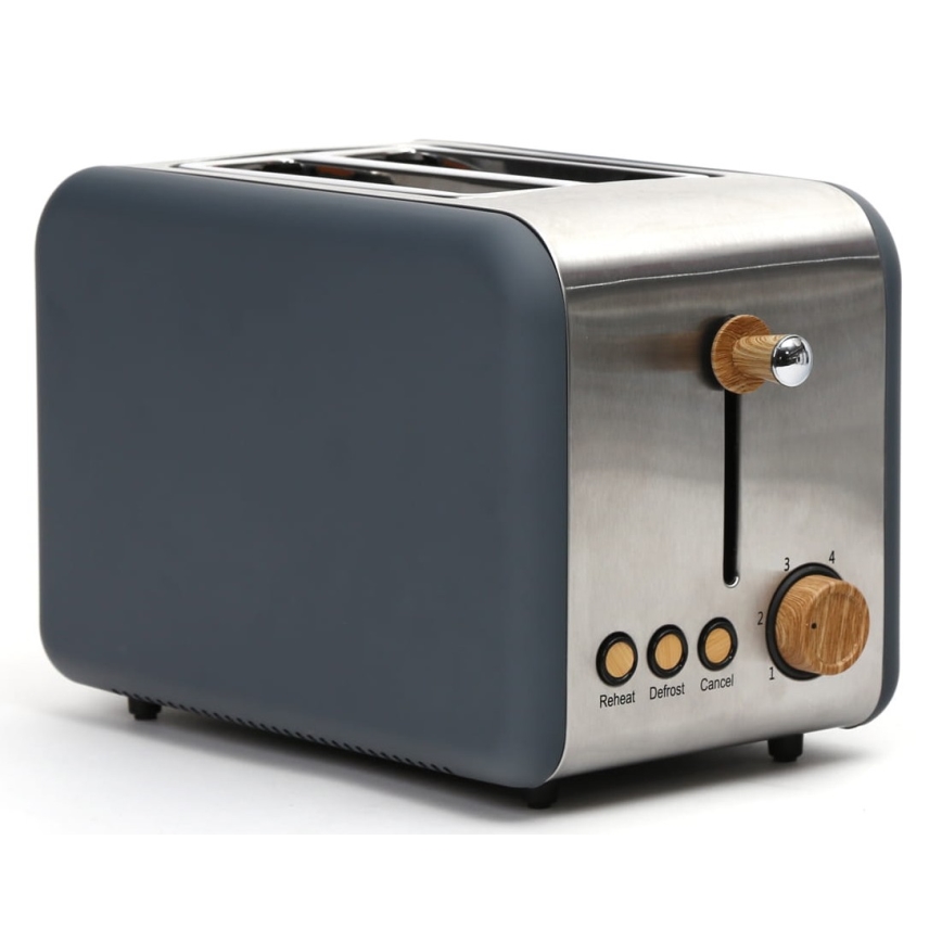 Hriankovač s dvoma otvormi 900W/230V nerez/šedá