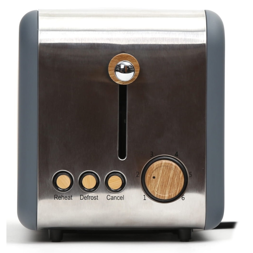 Hriankovač s dvoma otvormi 900W/230V nerez/šedá