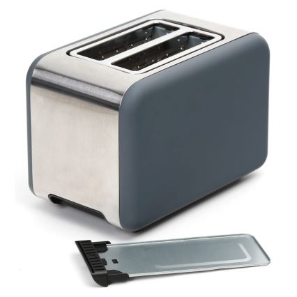 Hriankovač s dvoma otvormi 900W/230V nerez/šedá