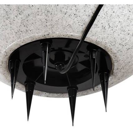 IBV 409140-010 - Vonkajšia lampa GRANITE BALL 1xE27/25W/230V IP65 pr. 400 mm