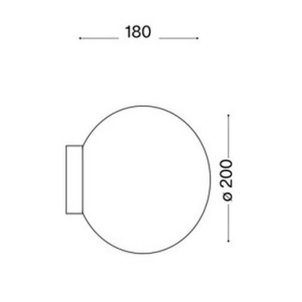 Ideal Lux 59815 - LED RGBW stmievateľné nástenné svietidlo MAPA 1xE27/9W/230V 2700-6500K