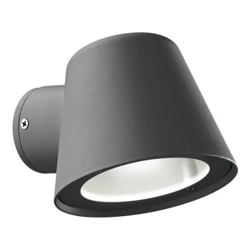Ideal Lux - Exteriérové nástenné svietidlo GAS 1xGU10/28W/230V IP43 antracit