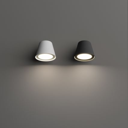 Ideal Lux - Exteriérové nástenné svietidlo GAS 1xGU10/28W/230V IP43 antracit